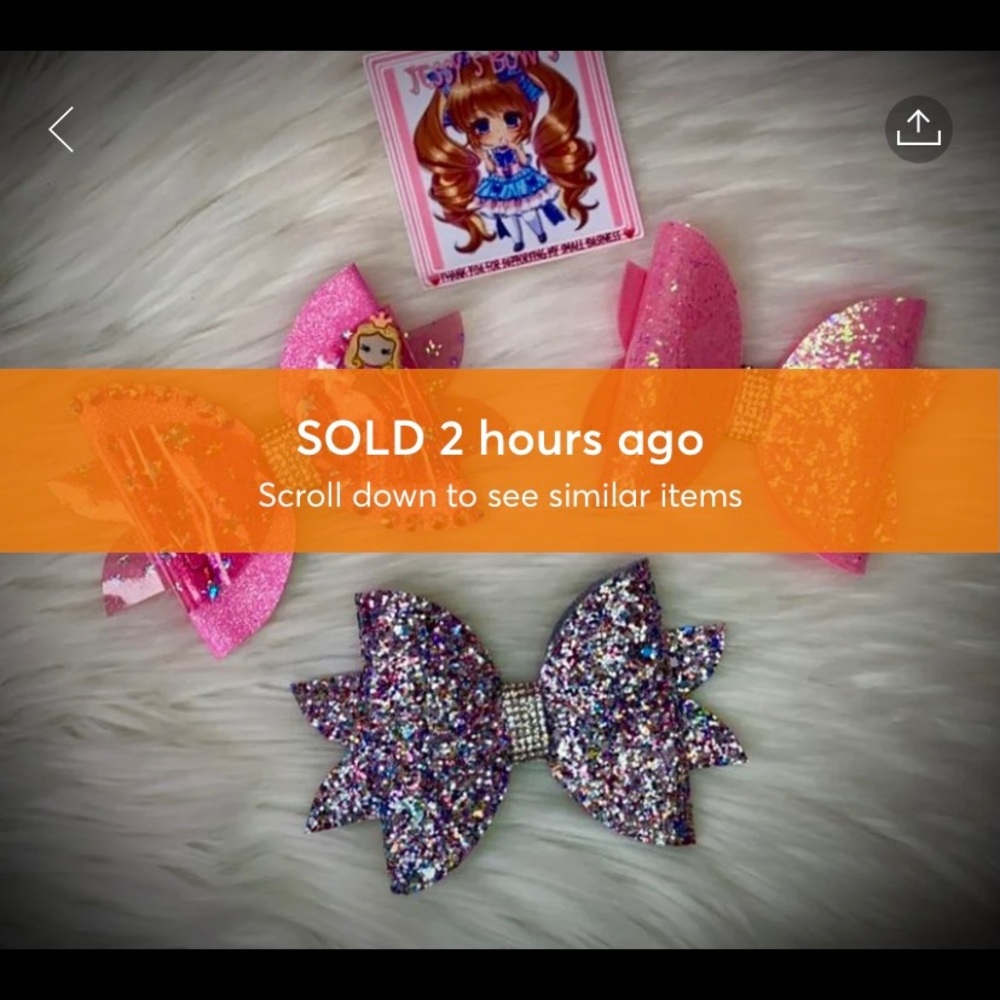 NOT FOR SALE. 🚨SOLD🚨 Princess Aurora Bows Set 💗